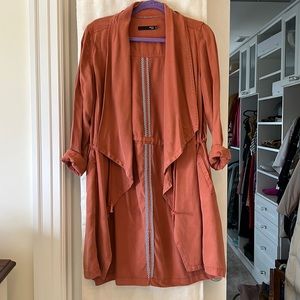 Max Jeans 100% Tencel Rust Colored Lightweight Jacket S